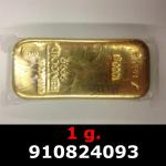 1 gramme d'or pur (Lingot LSP) 