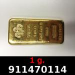 1 gramme d'or pur (Lingot LSP) 