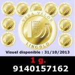 1 gramme d'or pur - Vera Valor (LSP) 