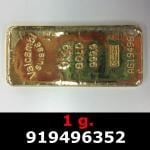 1 gramme d'or pur (Lingot LSP) 