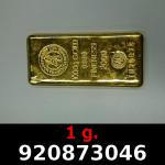 1 gramme d'or pur (Lingot LSP) 