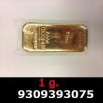 1 gramme d'or pur (Lingot LSP) 