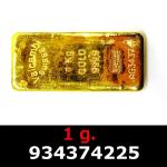 1 gramme d'or pur (Lingot LSP) 