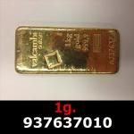 1 gramme d'or pur (Lingot LSP) 