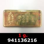 1 gramme d'or pur (Lingot LSP) 
