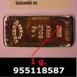 1 gramme d'or pur (Lingot LSP) 