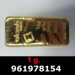 1 gramme d'or pur (Lingot LSP) 