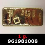1 gramme d'or pur (Lingot LSP) 