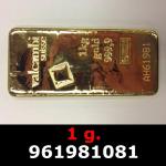 1 gramme d'or pur (Lingot LSP) 