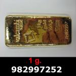 1 gramme d'or pur (Lingot LSP) 