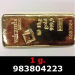 1 gramme d'or pur (Lingot LSP) 