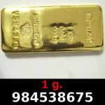 1 gramme d'or pur (Lingot LSP) 
