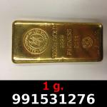 1 gramme d'or pur (Lingot LSP) 