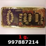 1 gramme d'or pur (Lingot LSP) 