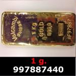1 gramme d'or pur (Lingot LSP) 
