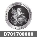 1/2 once d argent pur (LSP) 