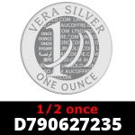 1/2 once d argent pur (LSP) 