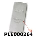 1 gramme de palladium pur (Lingot LSP) 