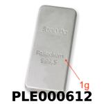 1 gramme de palladium pur (Lingot LSP) 