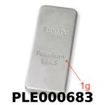 1 gramme de palladium pur (Lingot LSP) 