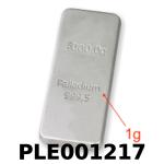 1 gramme de palladium pur (Lingot LSP) 