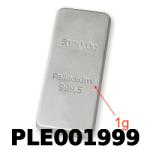 1 gramme de palladium pur (Lingot LSP) 