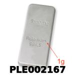 1 gramme de palladium pur (Lingot LSP) 