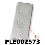 1 gramme de palladium pur (Lingot LSP) 