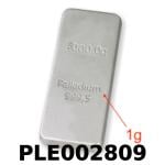 1 gramme de palladium pur (Lingot LSP) 
