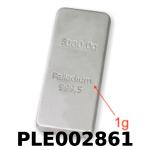 1 gramme de palladium pur (Lingot LSP) 