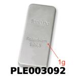1 gramme de palladium pur (Lingot LSP) 
