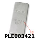 1 gramme de palladium pur (Lingot LSP) 