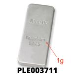 1 gramme de palladium pur (Lingot LSP) 