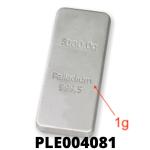 1 gramme de palladium pur (Lingot LSP) 