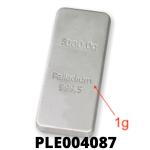 1 gramme de palladium pur (Lingot LSP) 