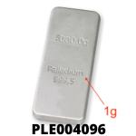 1 gramme de palladium pur (Lingot LSP) 