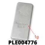 1 gramme de palladium pur (Lingot LSP) 