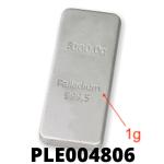 1 gramme de palladium pur (Lingot LSP) 