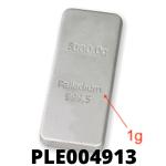 1 gramme de palladium pur (Lingot LSP) 