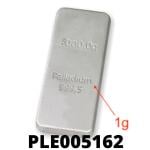 1 gramme de palladium pur (Lingot LSP) 