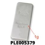 1 gramme de palladium pur (Lingot LSP) 