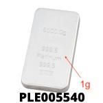 1 gramme de palladium pur (Lingot LSP) 