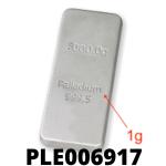 1 gramme de palladium pur (Lingot LSP) 