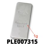 1 gramme de palladium pur (Lingot LSP) 
