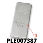 1 gramme de palladium pur (Lingot LSP) 