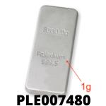1 gramme de palladium pur (Lingot LSP) 