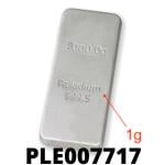 1 gramme de palladium pur (Lingot LSP) 
