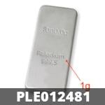 1 gramme de palladium pur (Lingot LSP) 