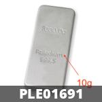 10 grammes de palladium pur (Lingot LSP) 