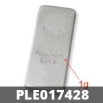 1 gramme de palladium pur (Lingot LSP) 